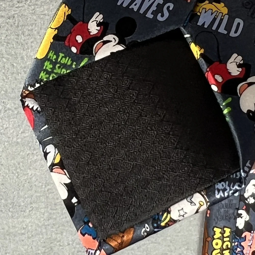 Disney‎ Parks Mickey Mouse Cartoon Print Necktie Men's Classic Walt Disney World